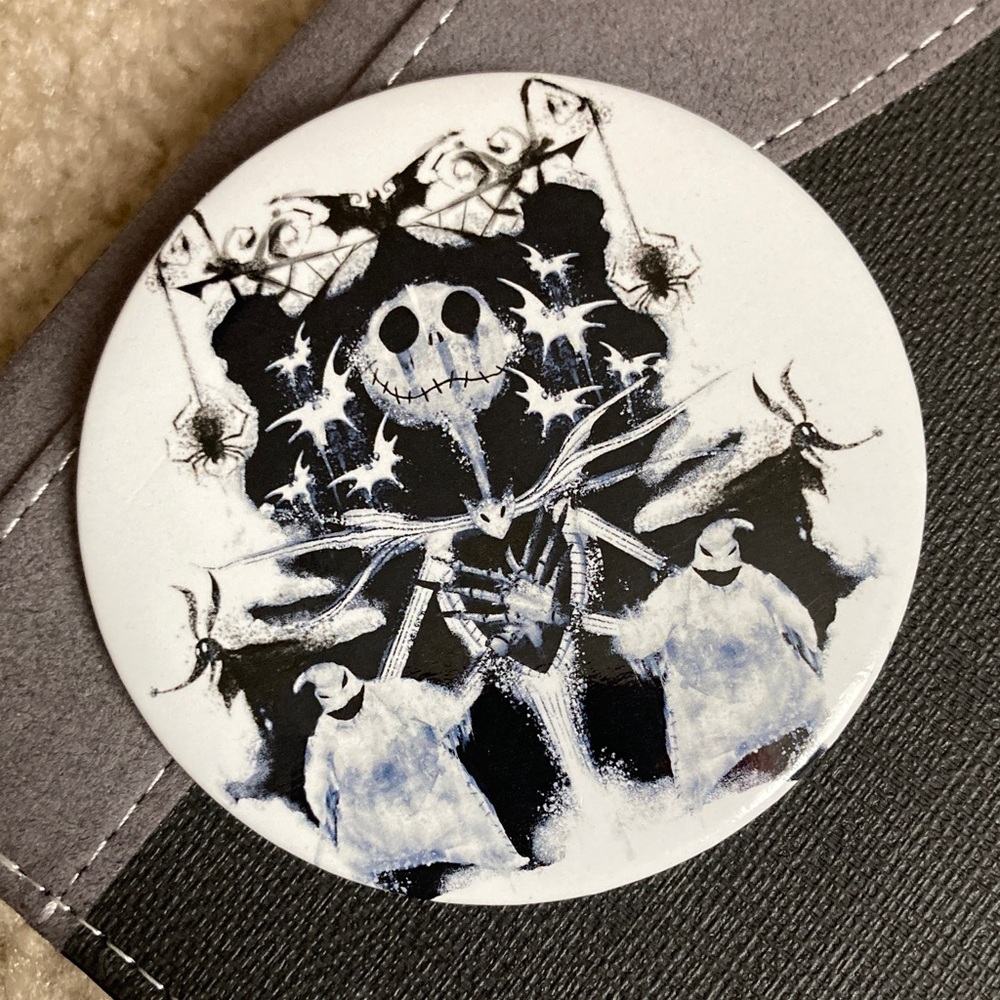 🖤Hot Topic Discontinued 3” Button Nightmare Before Christmas Jack Skellington